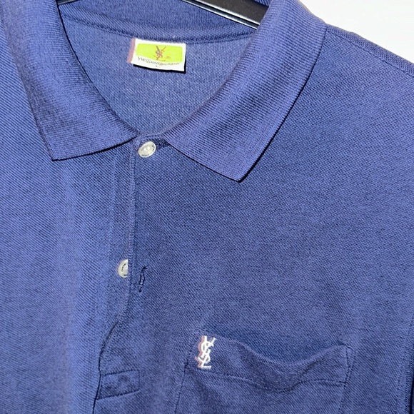 Blue YSL polo! 100% cotton - Picture 2 of 4